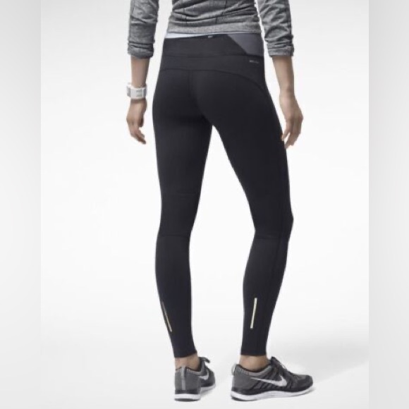 Nike Dri Fit Epic Running Tights Black XS - Picture 2 of 11